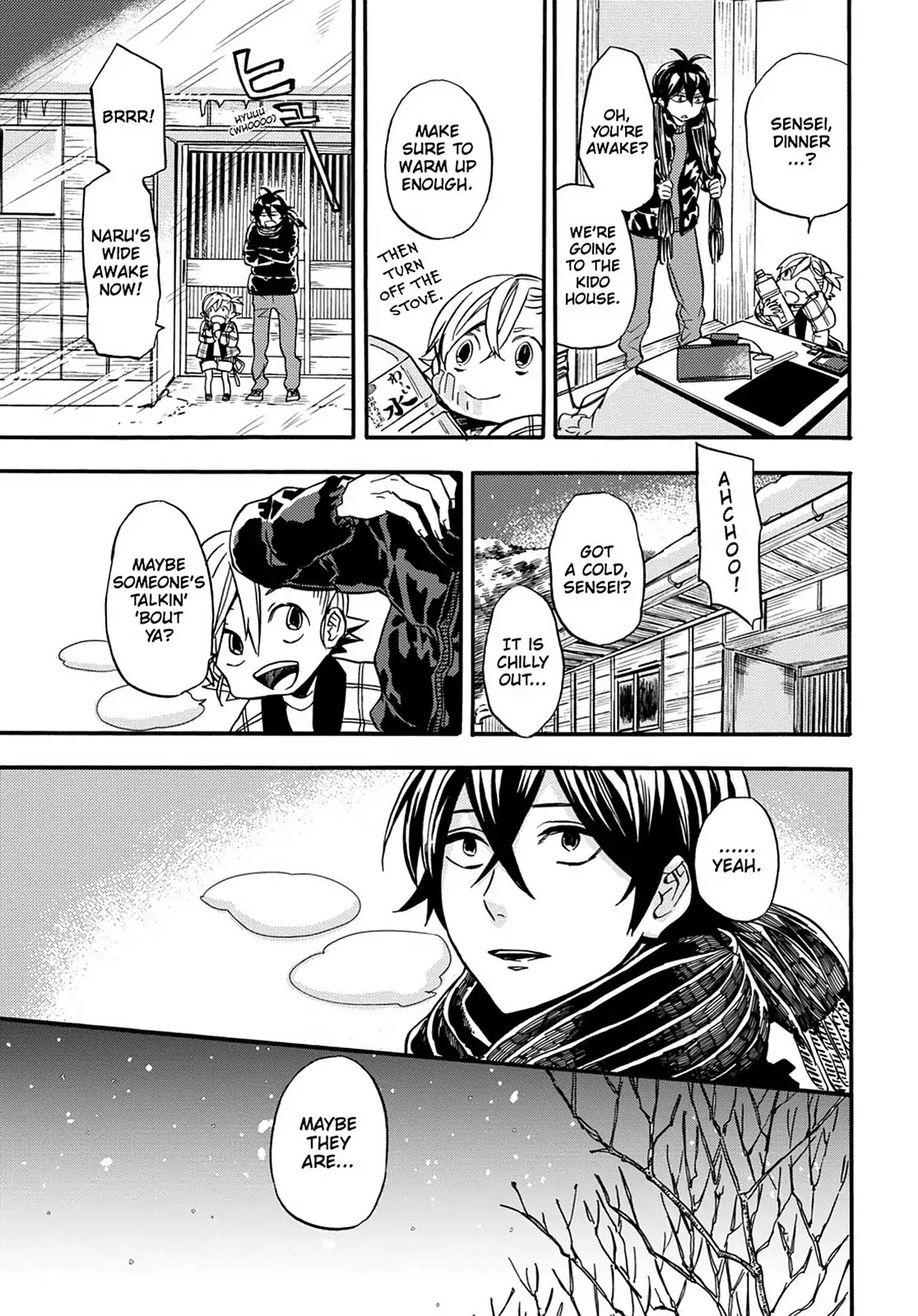 Barakamon Chapter 105 page 29 - Chapter 105: It's Cold and ...