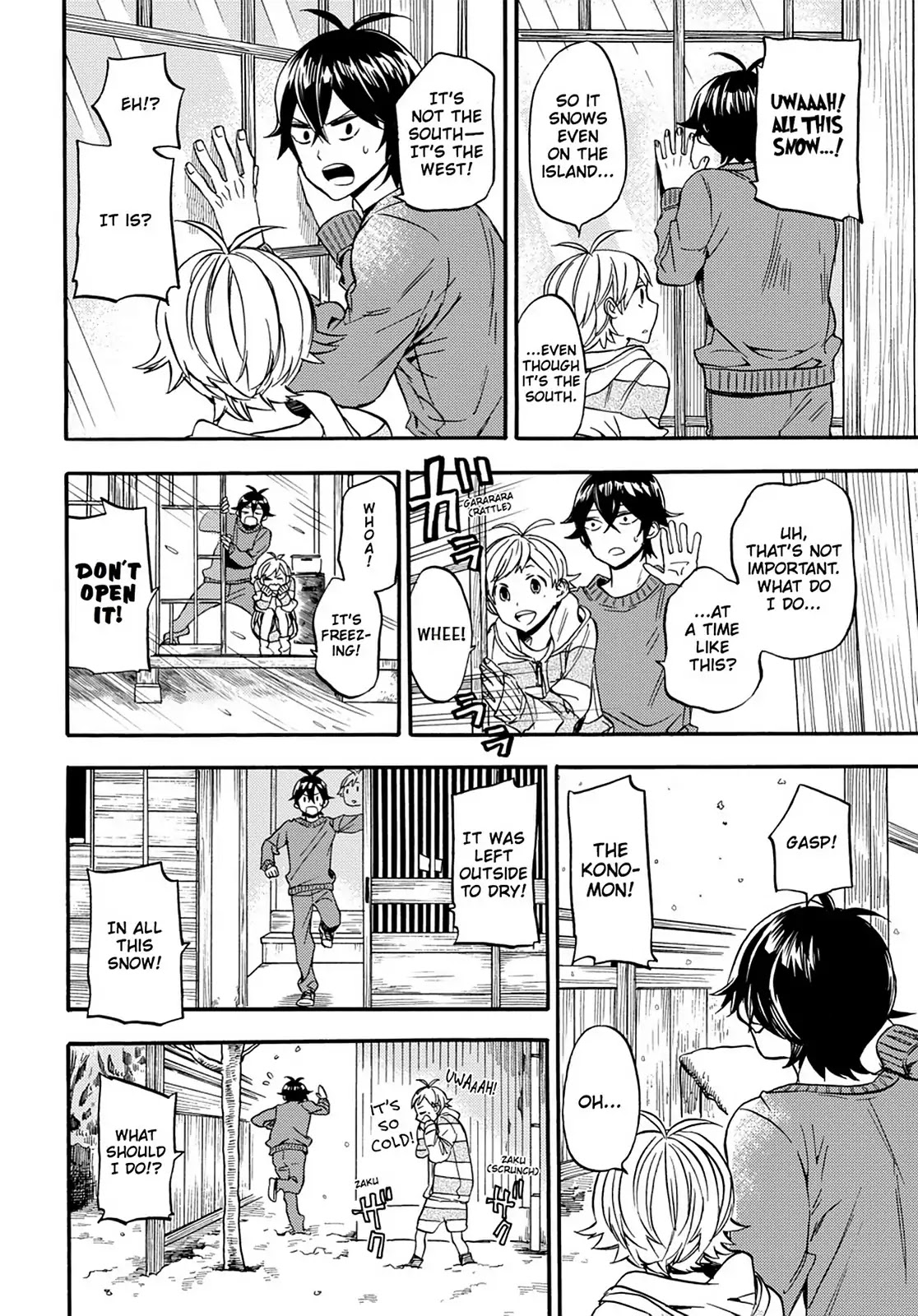 Barakamon Chapter 105 page 4 - Chapter 105: It's Cold and ...