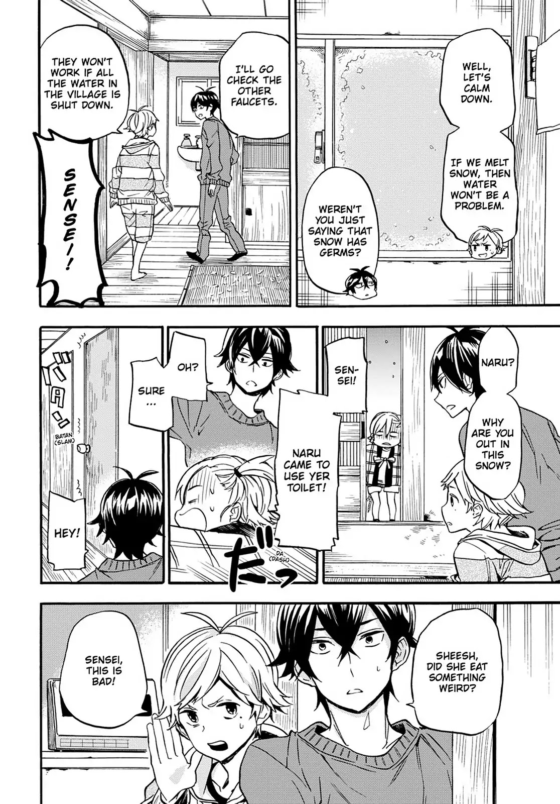 Barakamon Chapter 105 page 8 - Chapter 105: It's Cold and ...