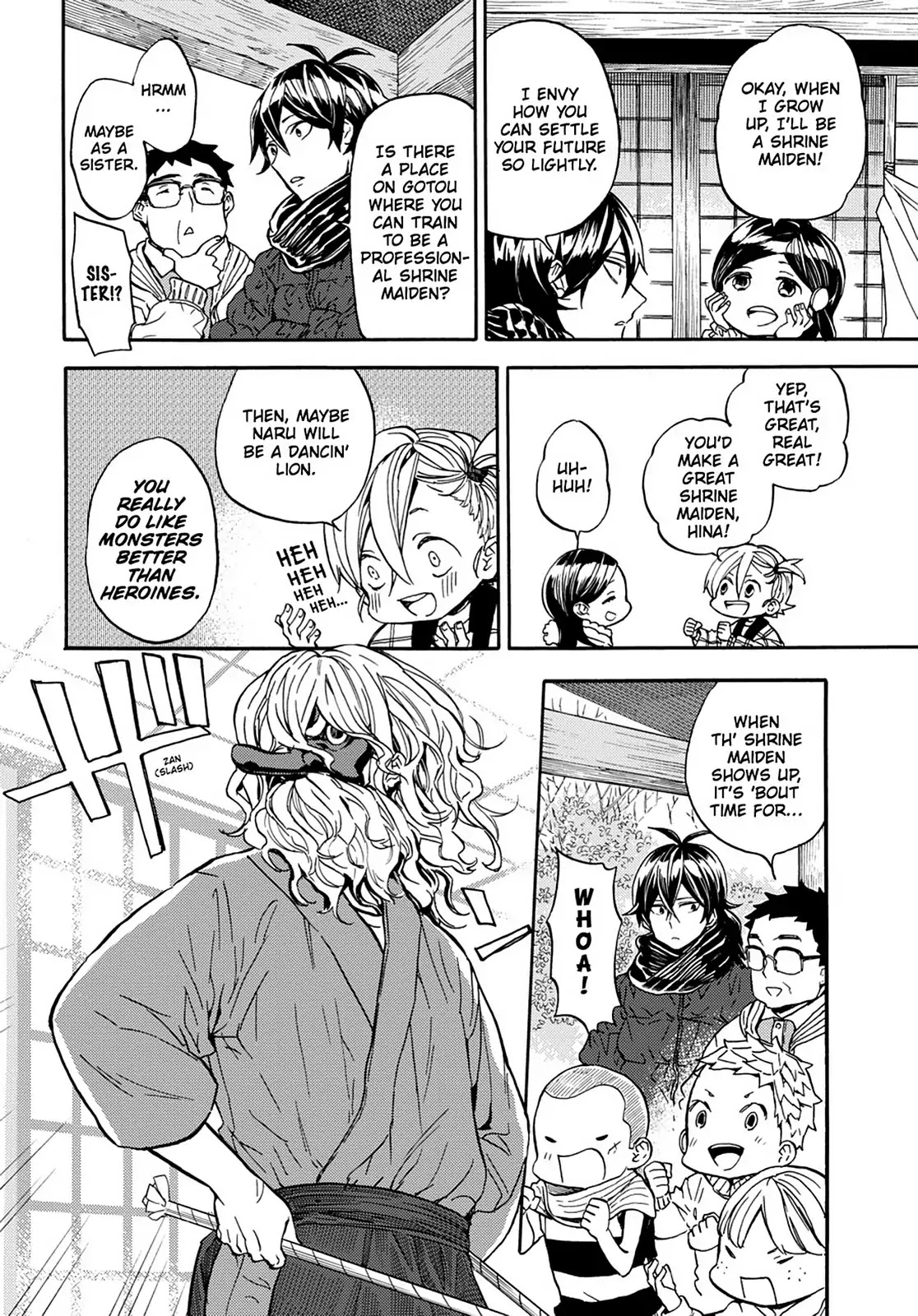 Barakamon Chapter 107 page 12 - Chapter 107: Lion Dance