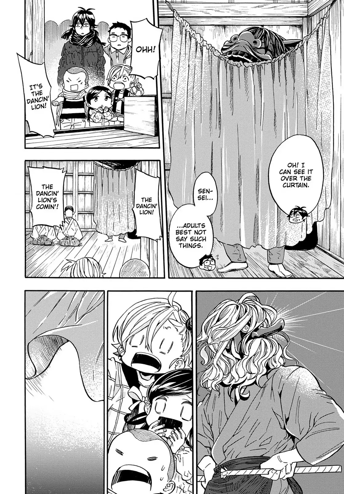 Barakamon Chapter 107 page 14 - Chapter 107: Lion Dance