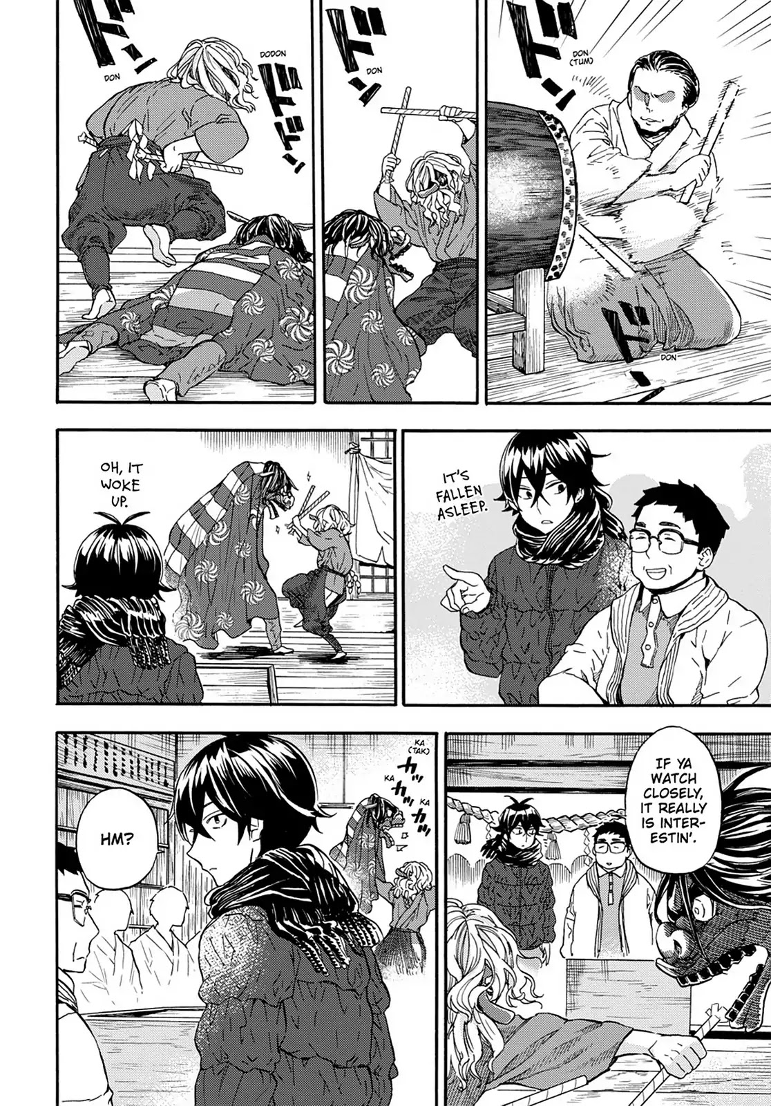 Barakamon Chapter 107 page 16 - Chapter 107: Lion Dance