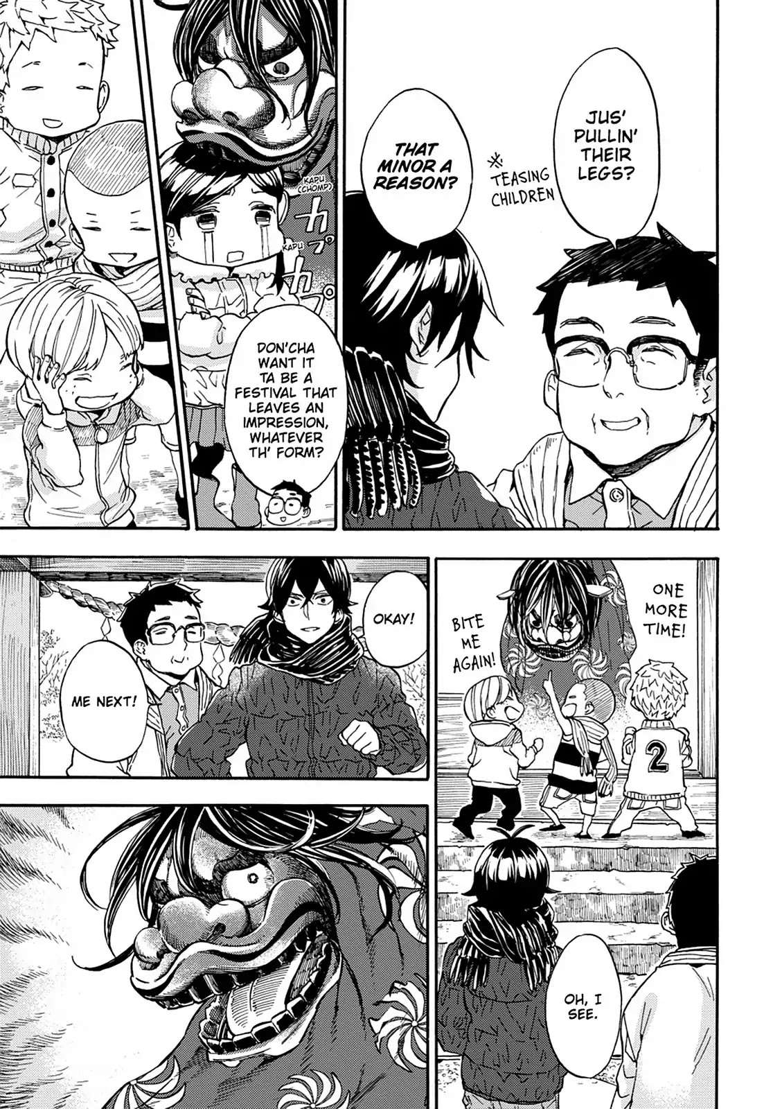 Barakamon Chapter 107 page 23 - Chapter 107: Lion Dance
