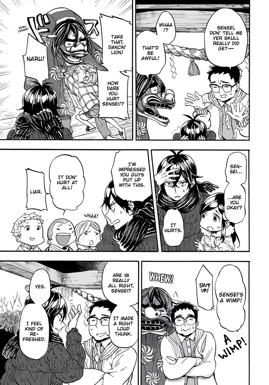 Barakamon Chapter 107 page 25 - Chapter 107: Lion Dance