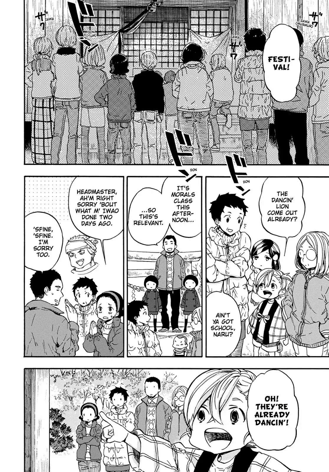 Barakamon Chapter 107 page 6 - Chapter 107: Lion Dance