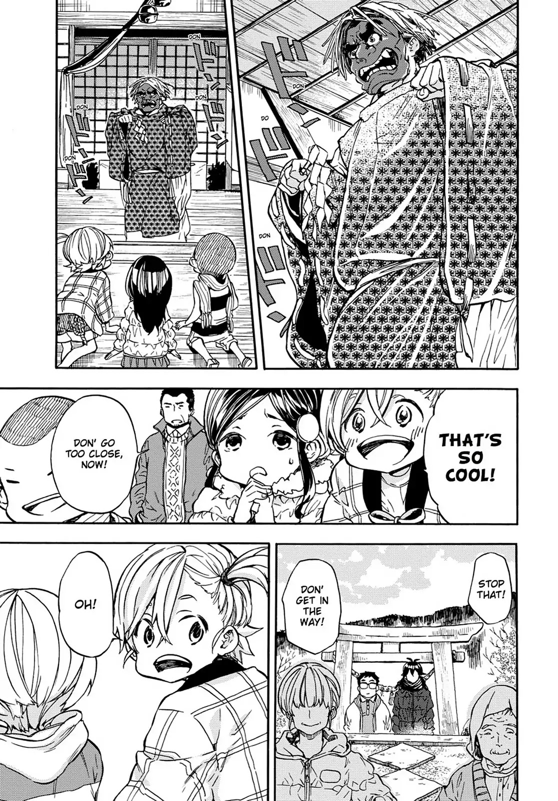 Barakamon Chapter 107 page 7 - Chapter 107: Lion Dance