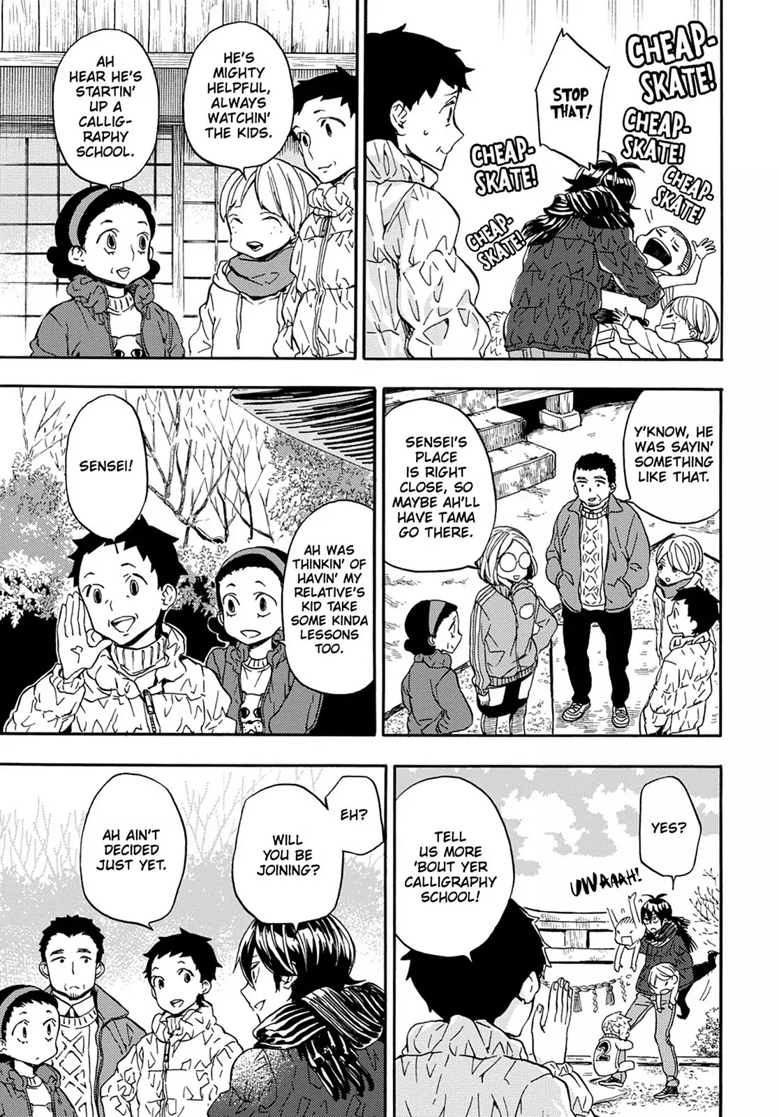 Barakamon Chapter 107 page 9 - Chapter 107: Lion Dance