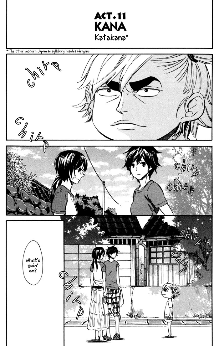 Barakamon Chapter 11 page 2 - Chapter 11: Kana/Katakana