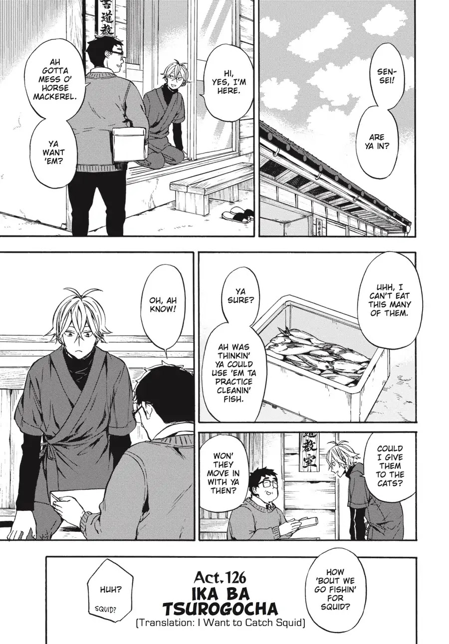 Barakamon Chapter 126 page 1 - Chapter 126: Ika ba Tsurogocha