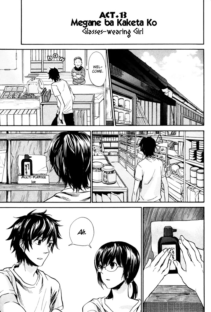 Barakamon Chapter 13 page 3 - Chapter 13: Megane ba Kaketa Ko/Glasses-wearing Girl