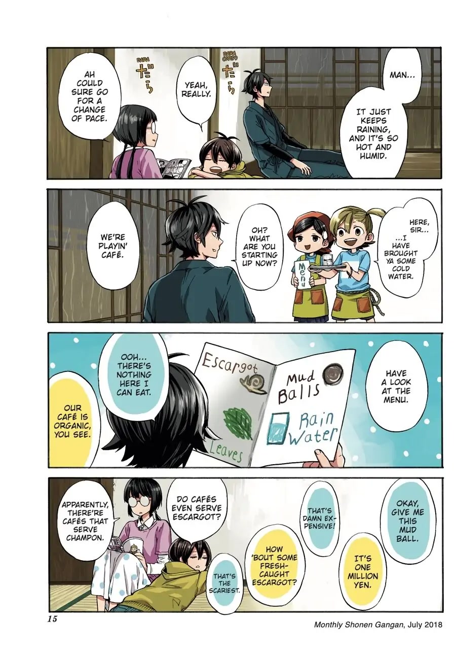 Barakamon Chapter 134.5 page 14 - Chapter 134.5: Monthly Shonen Gangan: Four-Panel Comic Collection