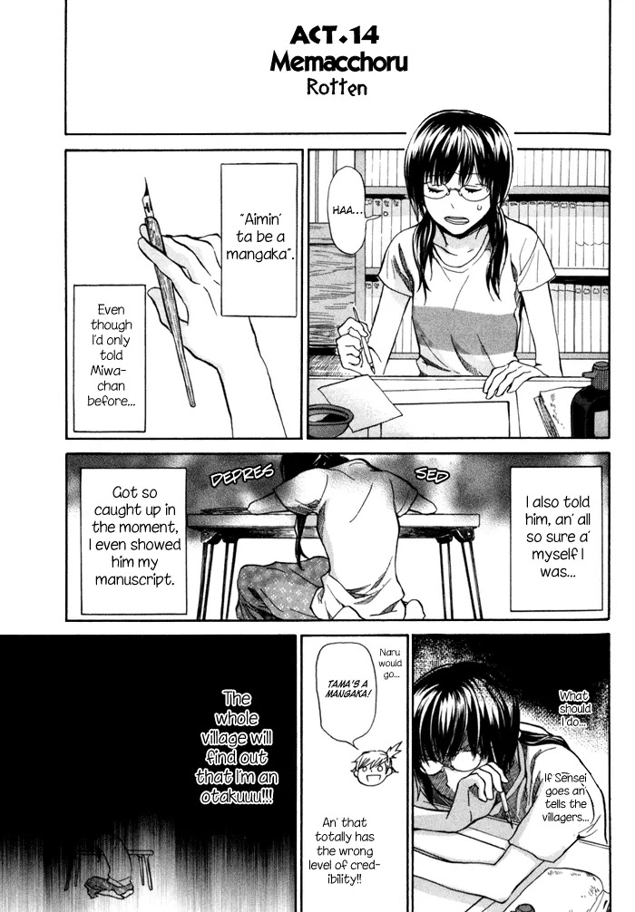 Barakamon Chapter 14 page 2 - Chapter 14: Memacchoru/Rotten