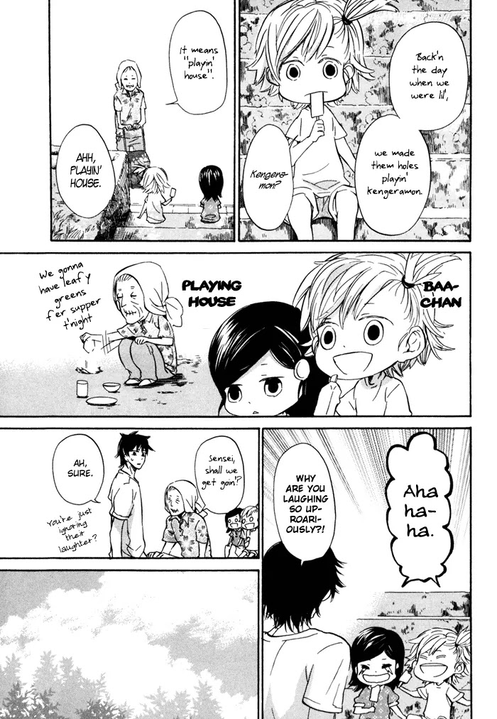 Barakamon Chapter 15 page 8 - Chapter 15: Kengeramon/Playing House