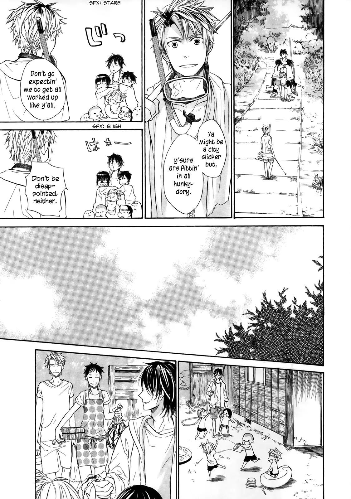 Barakamon Chapter 18 page 30 - Chapter 18: Un ni Oegii/Going to Swim at the Beach