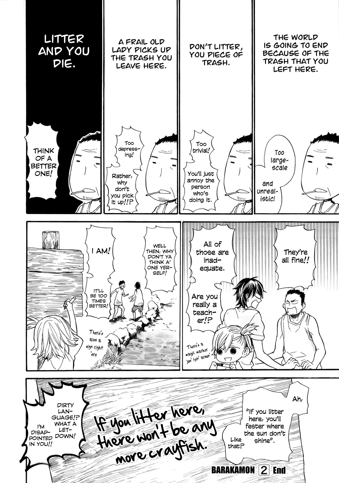 Barakamon Chapter 18 page 37 - Chapter 18: Un ni Oegii/Going to Swim at the Beach