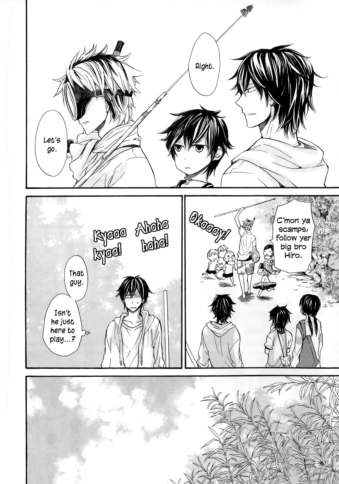 Barakamon Chapter 18 page 6 - Chapter 18: Un ni Oegii/Going to Swim at the Beach