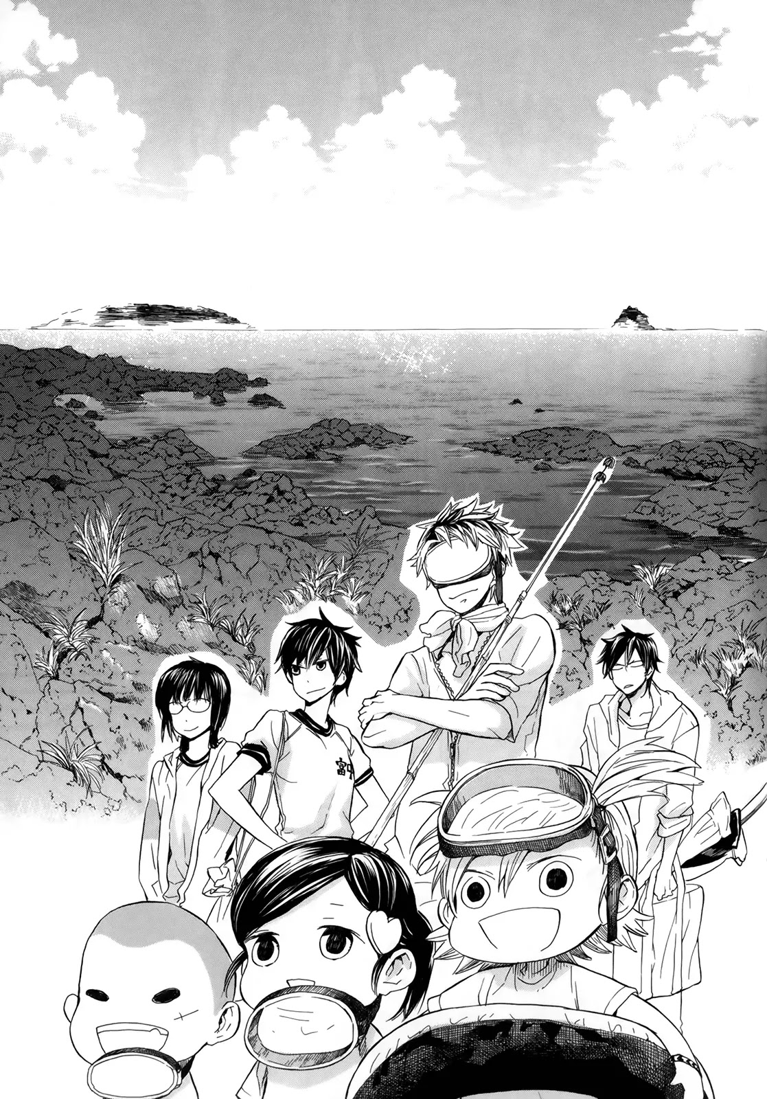 Barakamon Chapter 18 page 7 - Chapter 18: Un ni Oegii/Going to Swim at the Beach