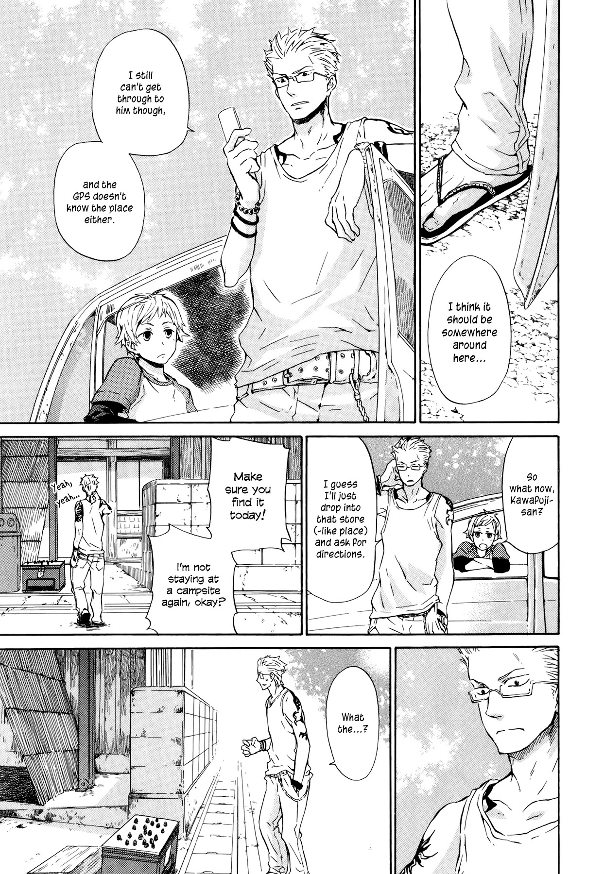 Barakamon Chapter 19 page 13 - Chapter 19: Mina to Gona/Whelks and Hermit Crabs