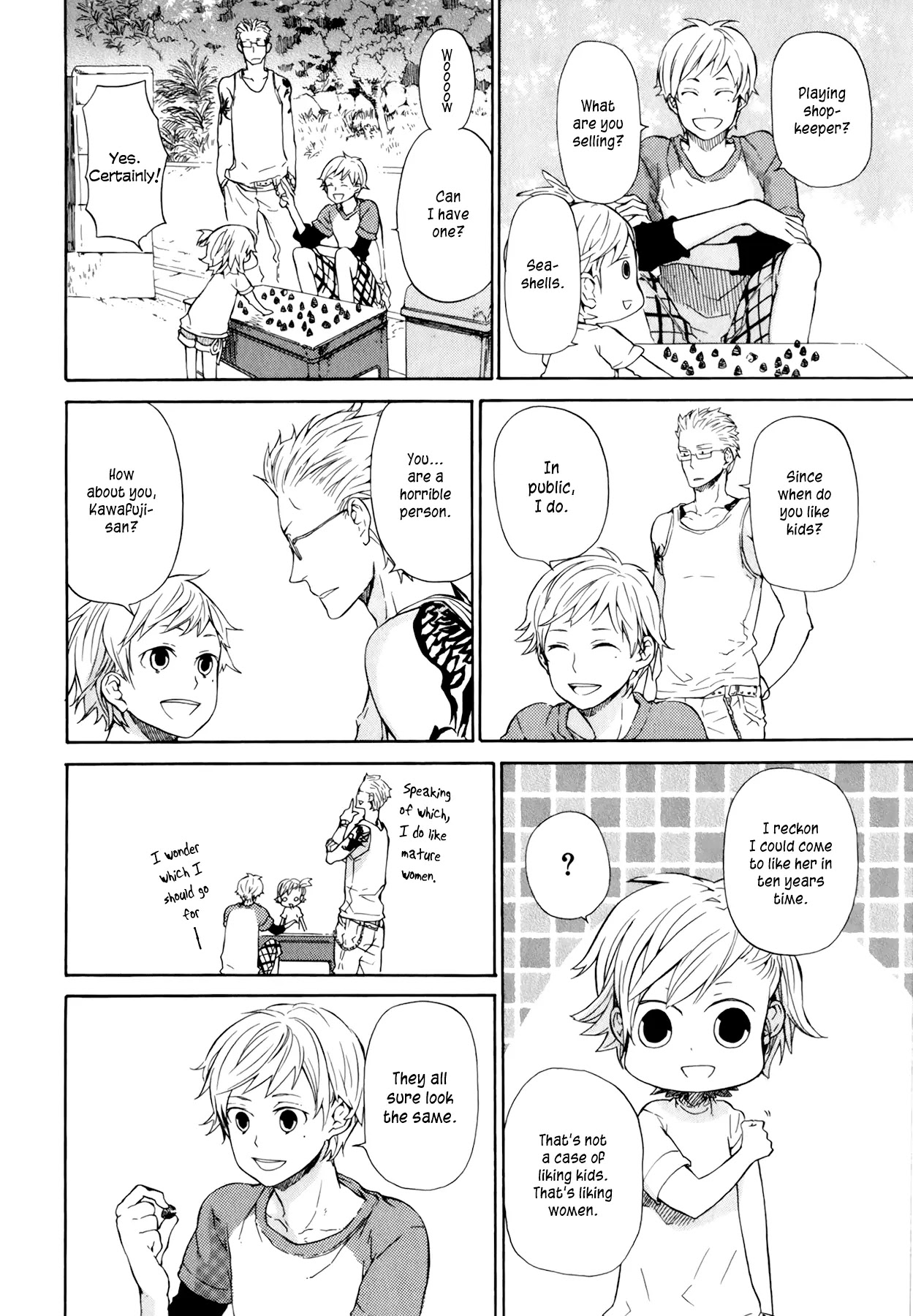 Barakamon Chapter 19 page 16 - Chapter 19: Mina to Gona/Whelks and Hermit Crabs