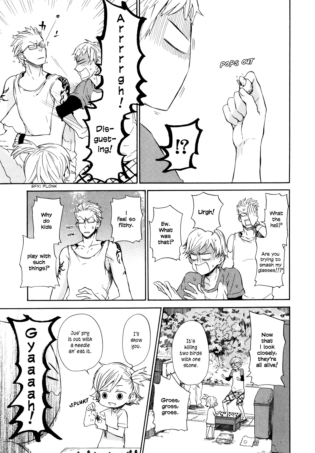 Barakamon Chapter 19 page 17 - Chapter 19: Mina to Gona/Whelks and Hermit Crabs