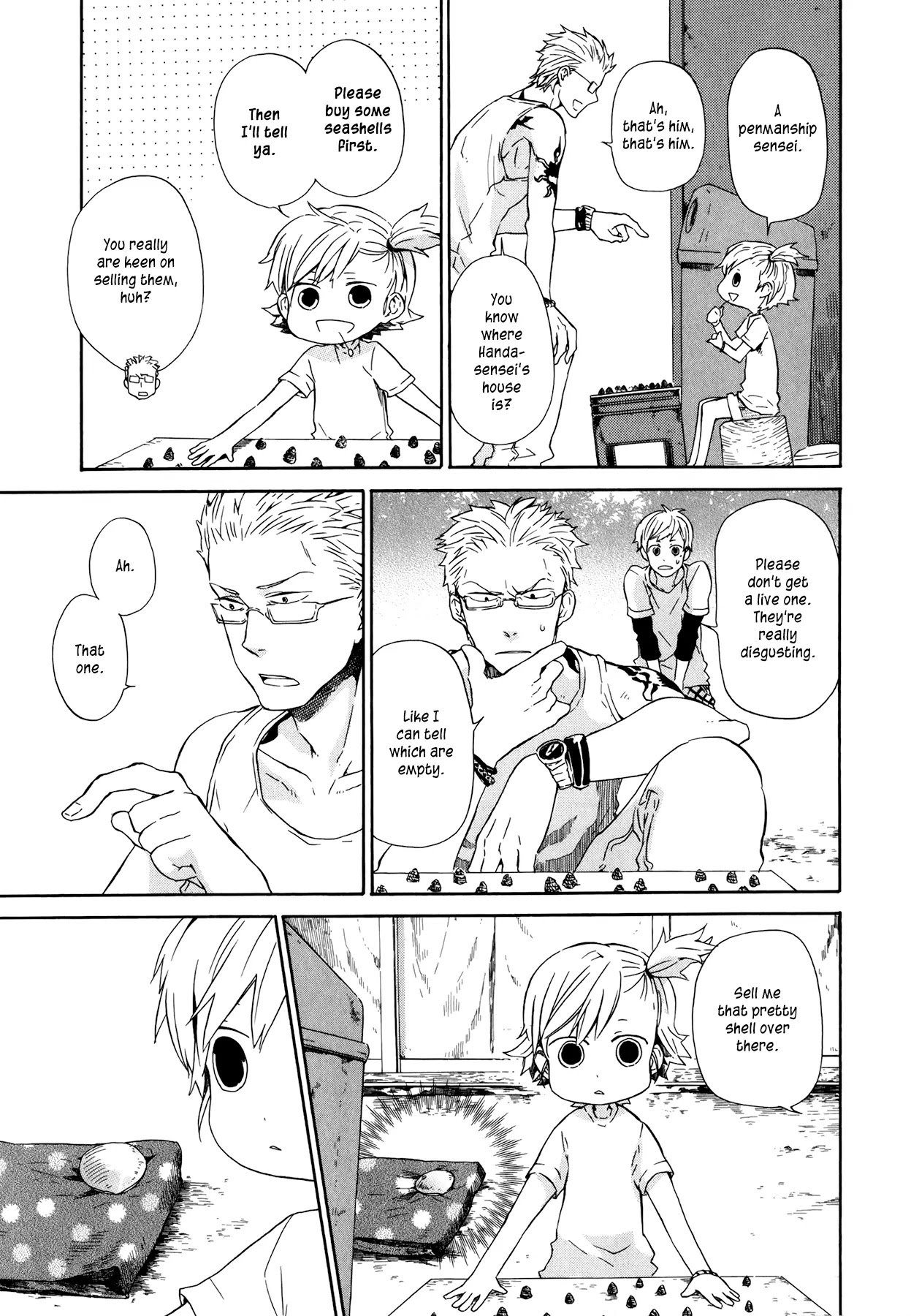 Barakamon Chapter 19 page 19 - Chapter 19: Mina to Gona/Whelks and Hermit Crabs