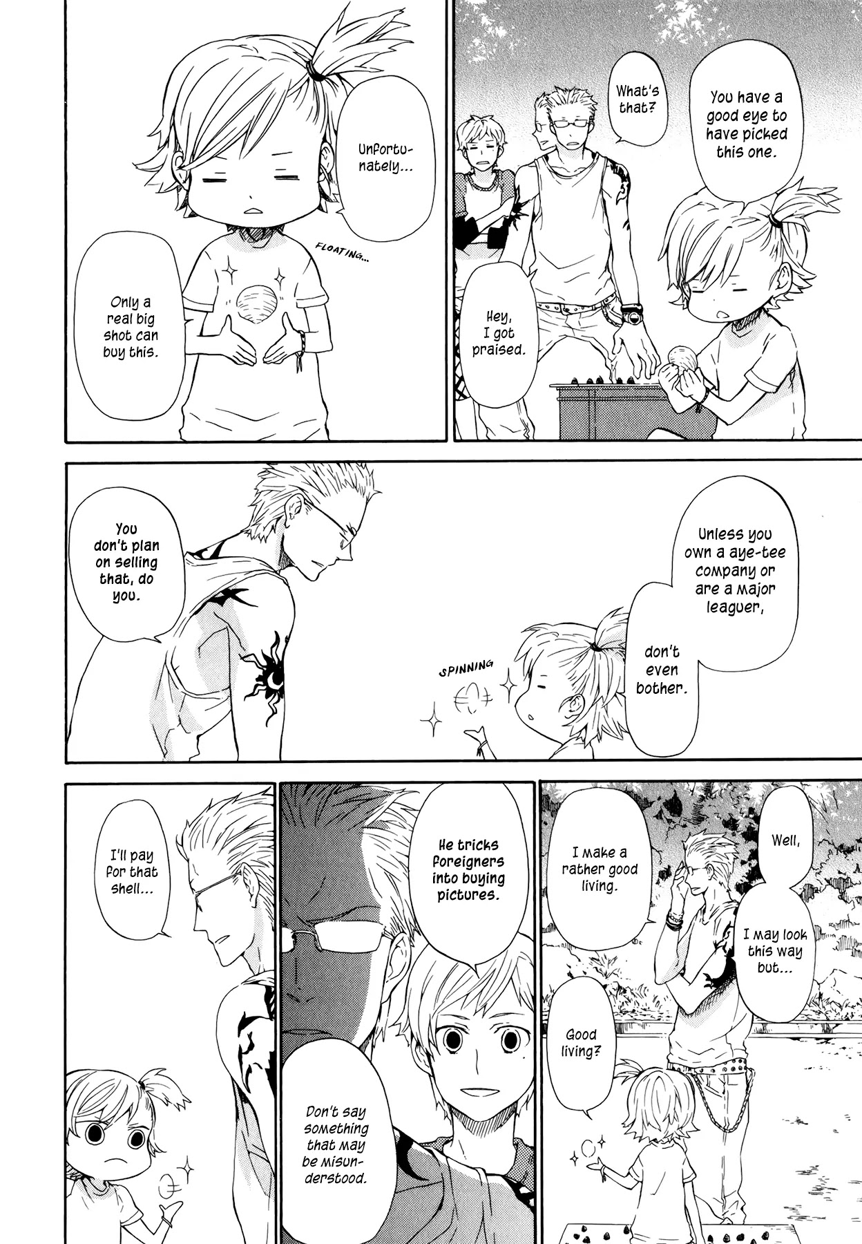 Barakamon Chapter 19 page 20 - Chapter 19: Mina to Gona/Whelks and Hermit Crabs