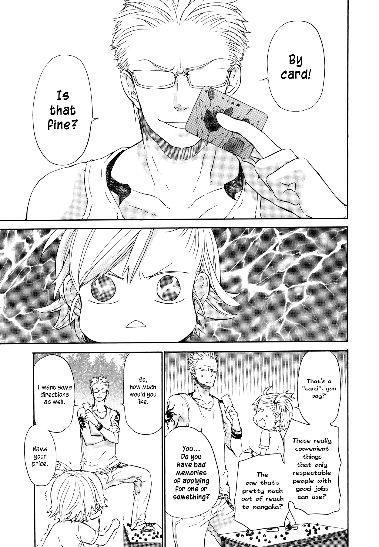 Barakamon Chapter 19 page 21 - Chapter 19: Mina to Gona/Whelks and Hermit Crabs