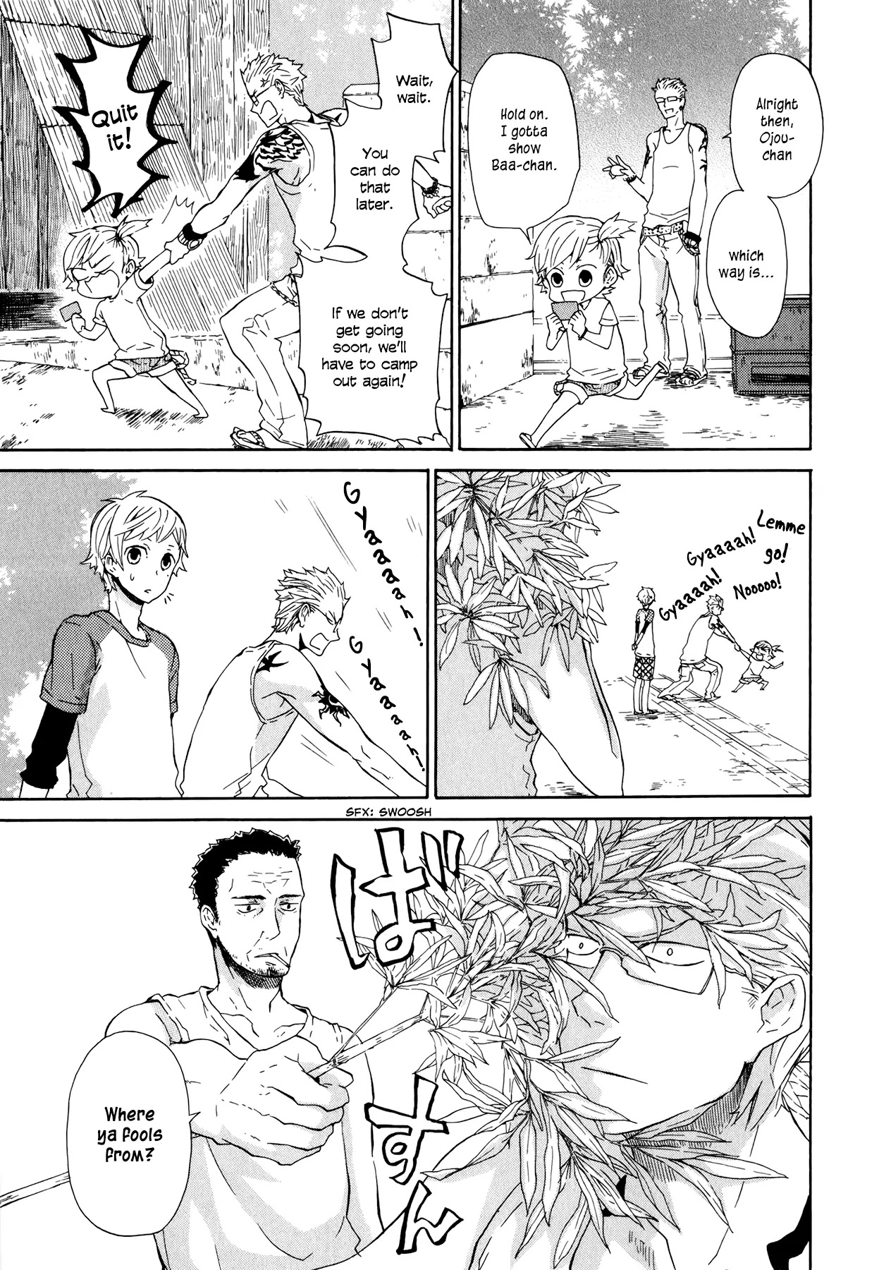 Barakamon Chapter 19 page 23 - Chapter 19: Mina to Gona/Whelks and Hermit Crabs