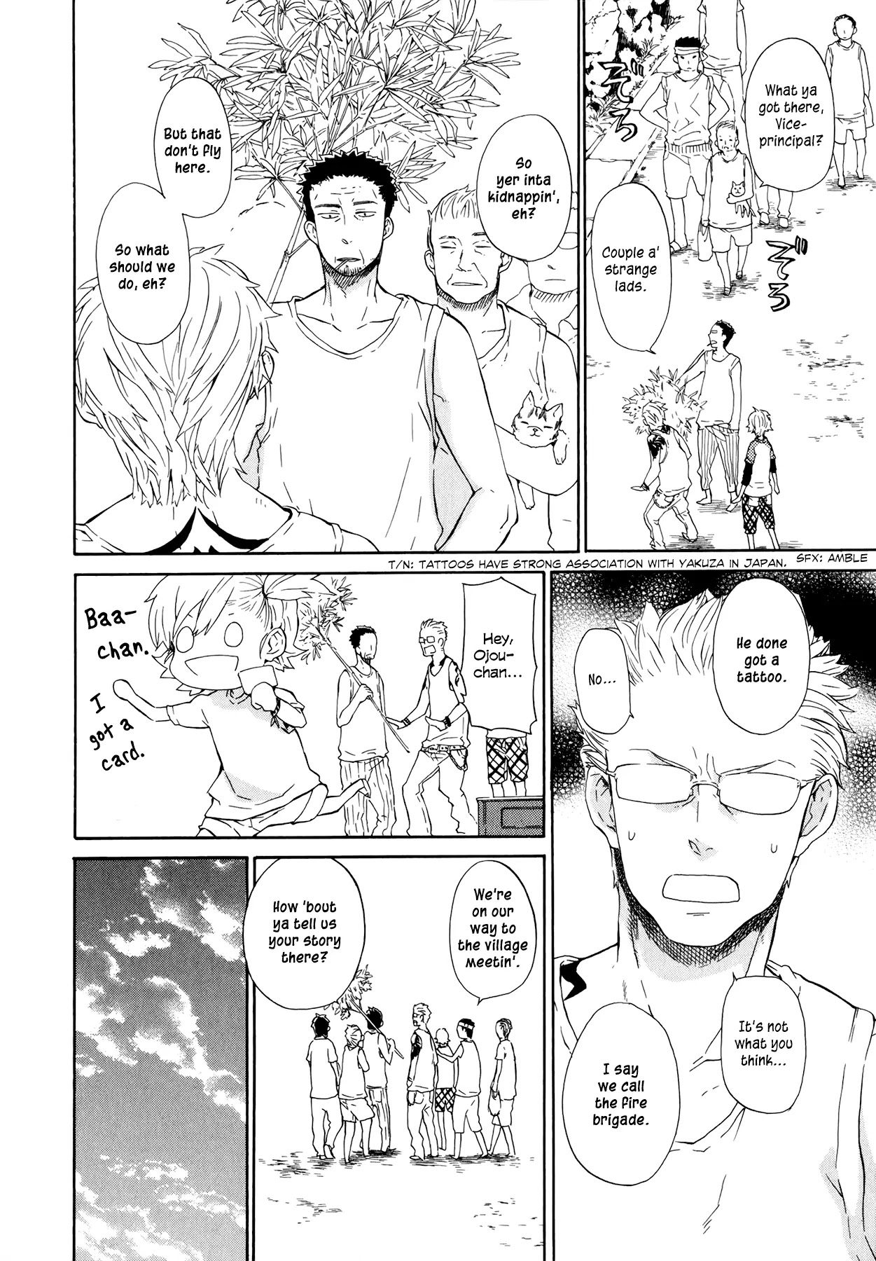 Barakamon Chapter 19 page 24 - Chapter 19: Mina to Gona/Whelks and Hermit Crabs