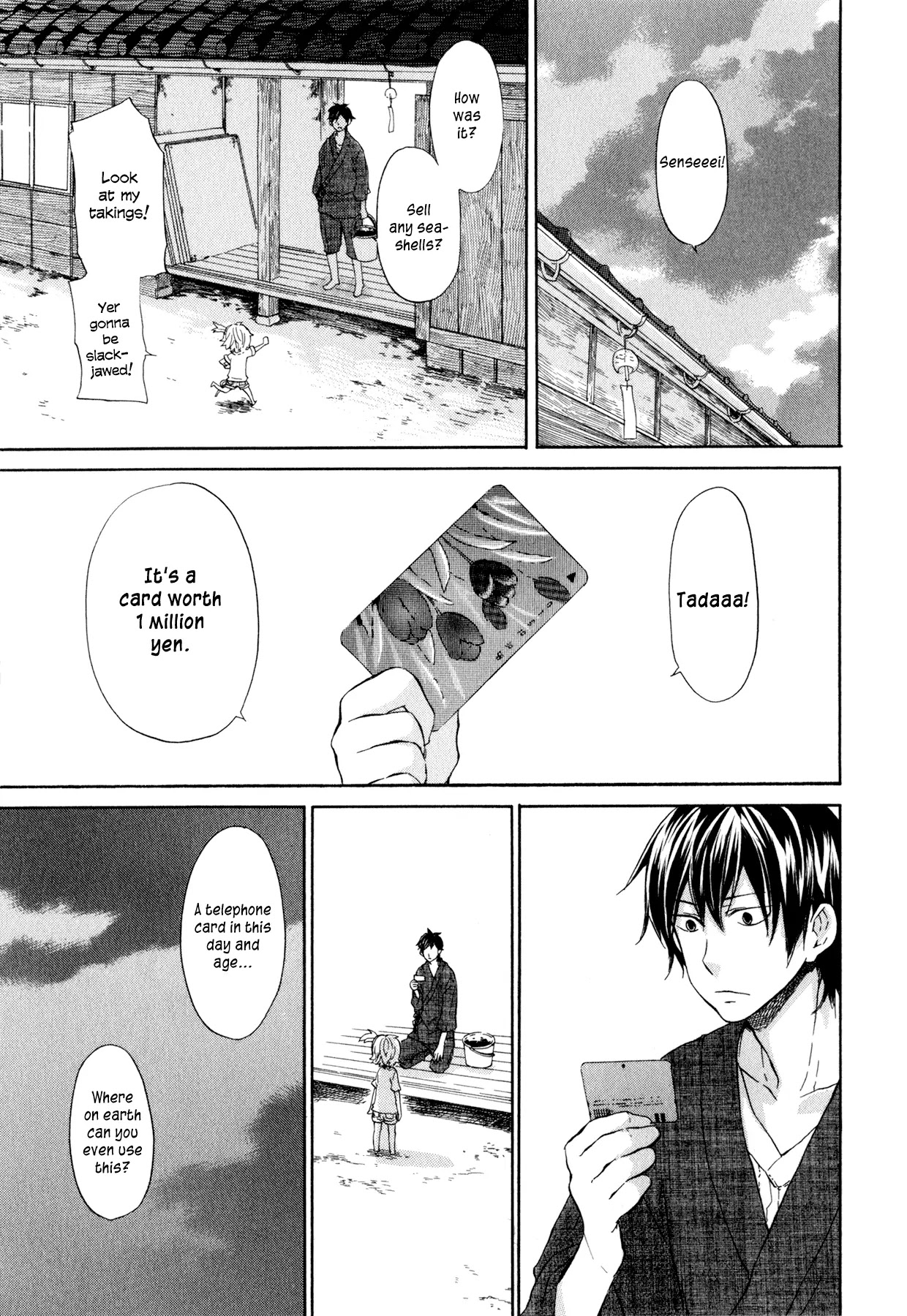 Barakamon Chapter 19 page 25 - Chapter 19: Mina to Gona/Whelks and Hermit Crabs