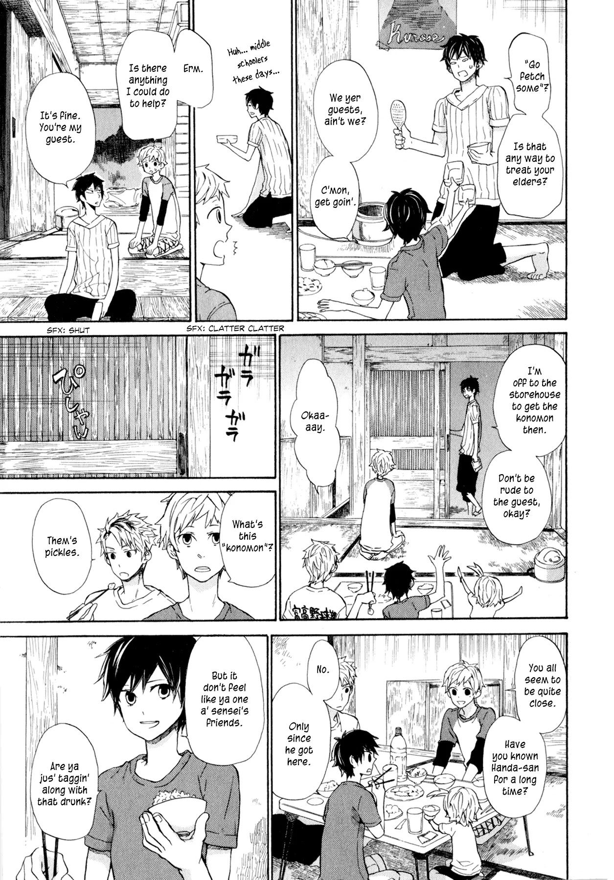 Barakamon Chapter 20 page 13 - Chapter 20: Yumeshi/Dinner
