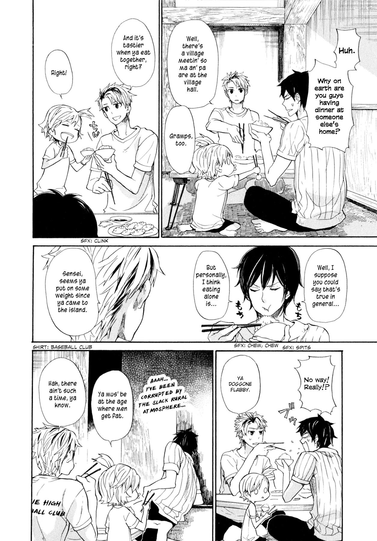 Barakamon Chapter 20 page 4 - Chapter 20: Yumeshi/Dinner