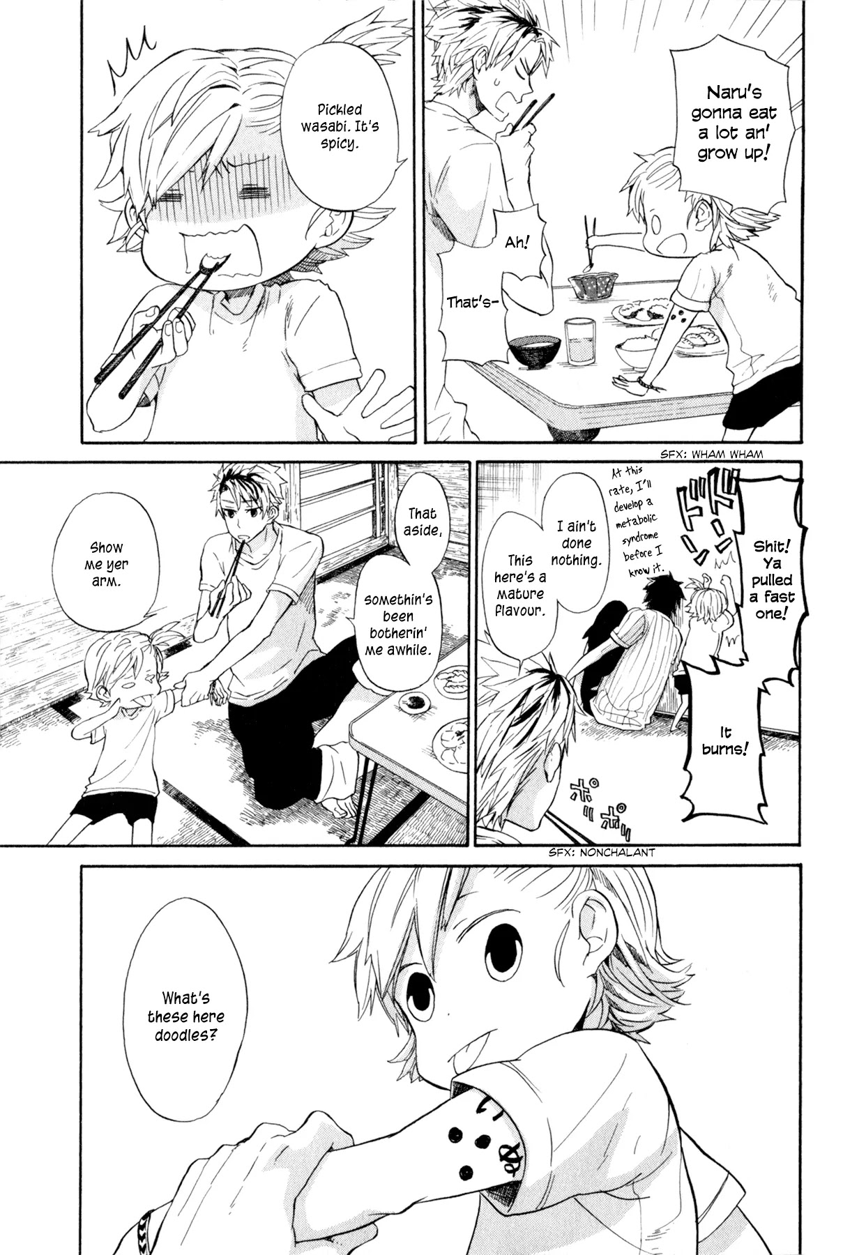 Barakamon Chapter 20 page 5 - Chapter 20: Yumeshi/Dinner