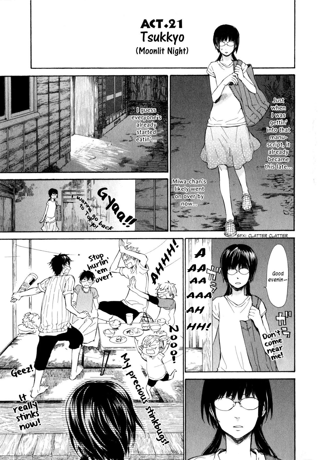 Barakamon Chapter 21 page 3 - Chapter 21: Tsukkyo/Moonlit Night
