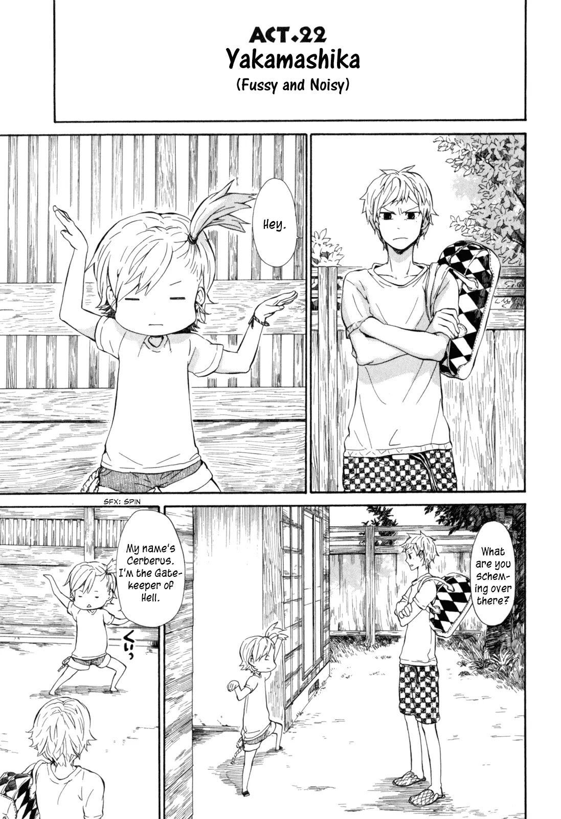 Barakamon Chapter 22 page 3 - Chapter 22: Yakamashika/Fussy and Noisy
