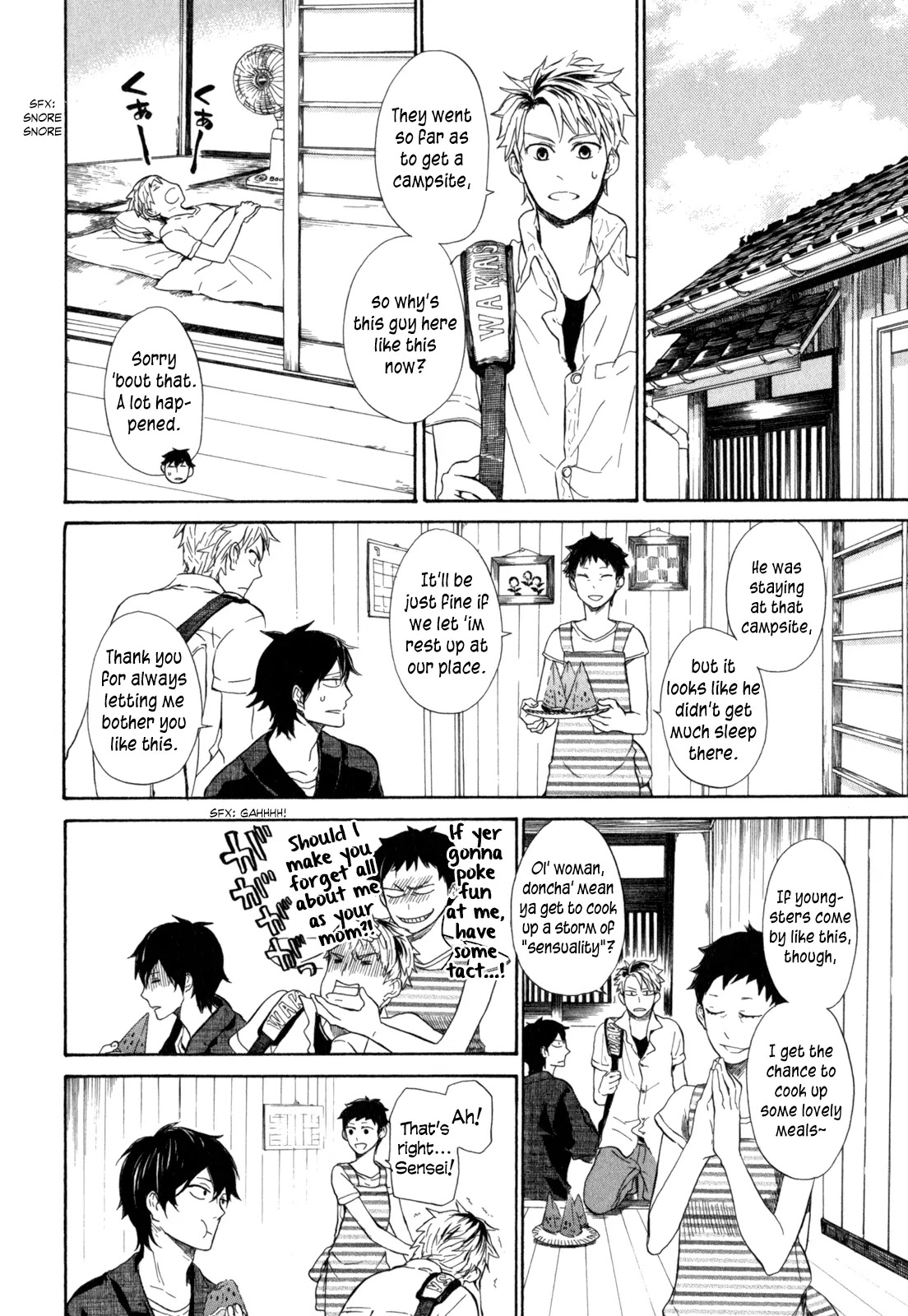 Barakamon Chapter 22 page 36 - Chapter 22: Yakamashika/Fussy and Noisy