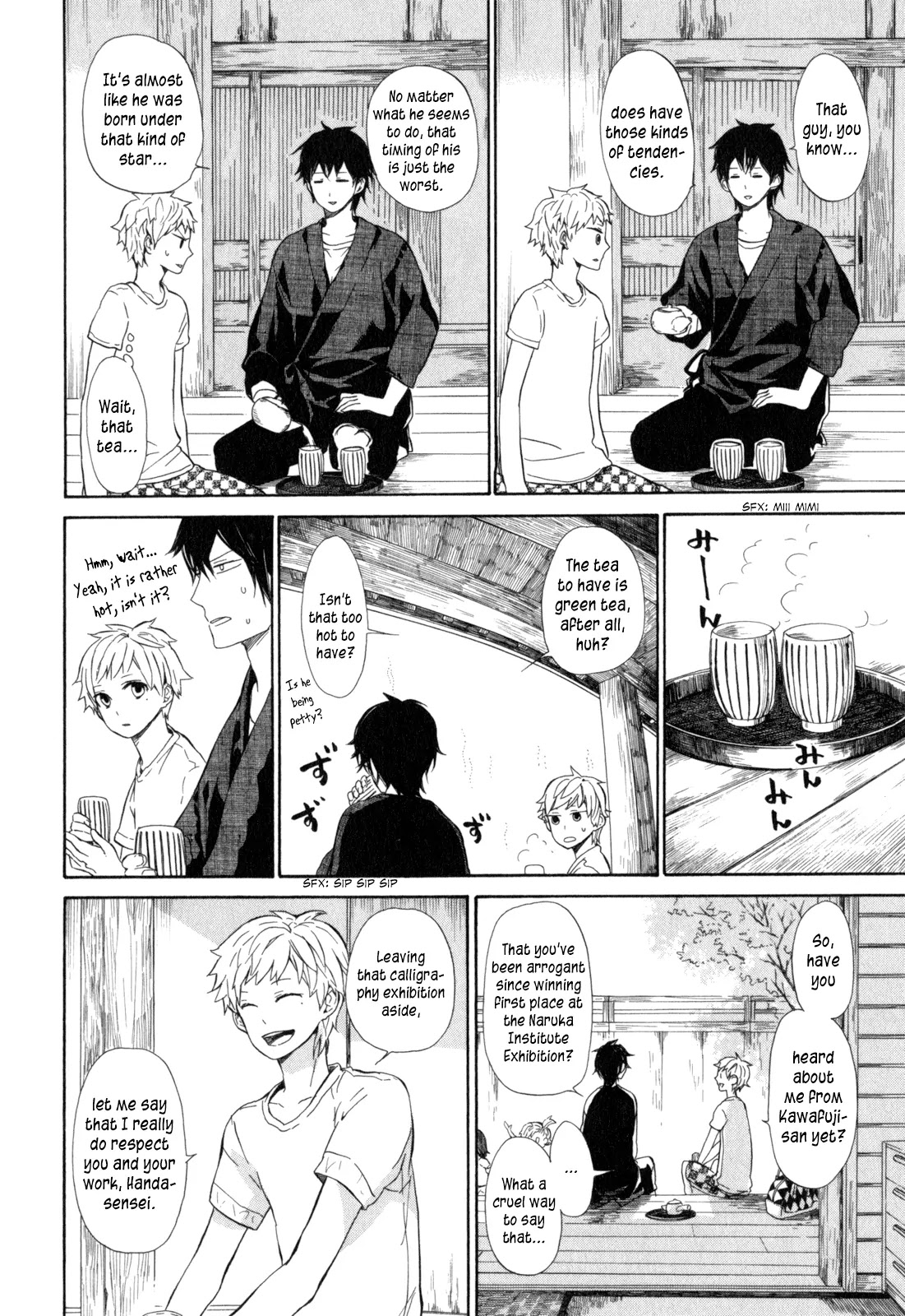 Barakamon Chapter 22 page 8 - Chapter 22: Yakamashika/Fussy and Noisy