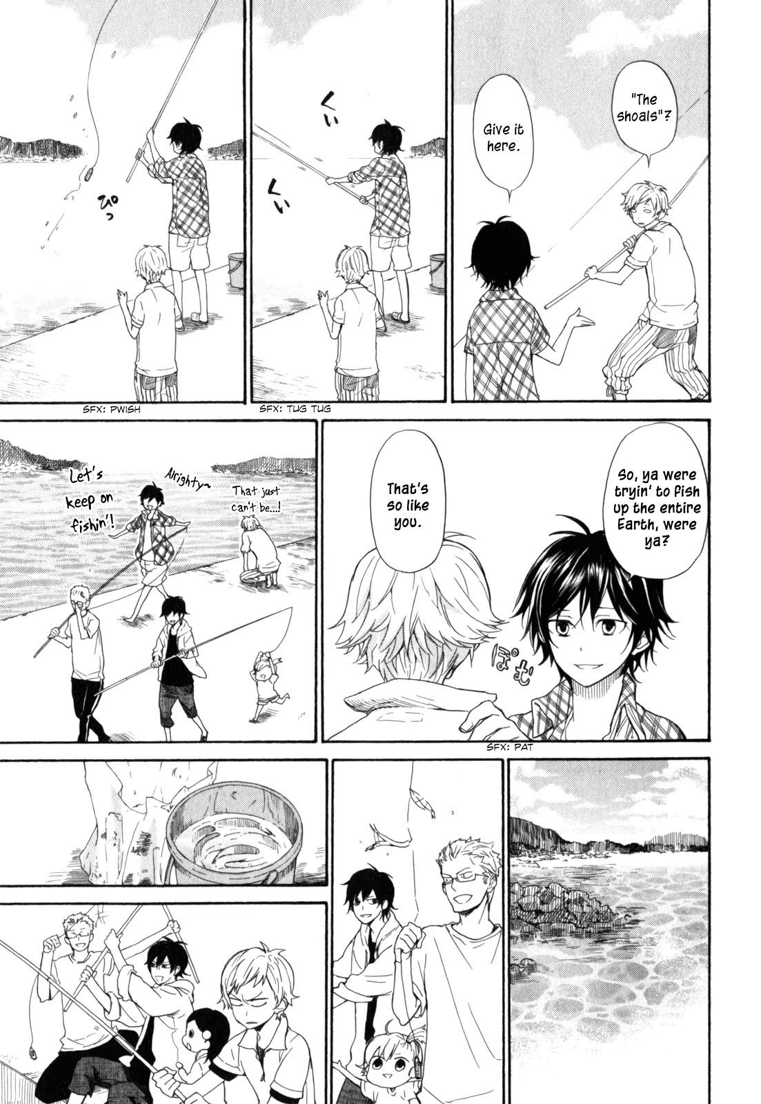 Barakamon Chapter 23 page 12 - Chapter 23: Hisan-iwo/High-grade Fish