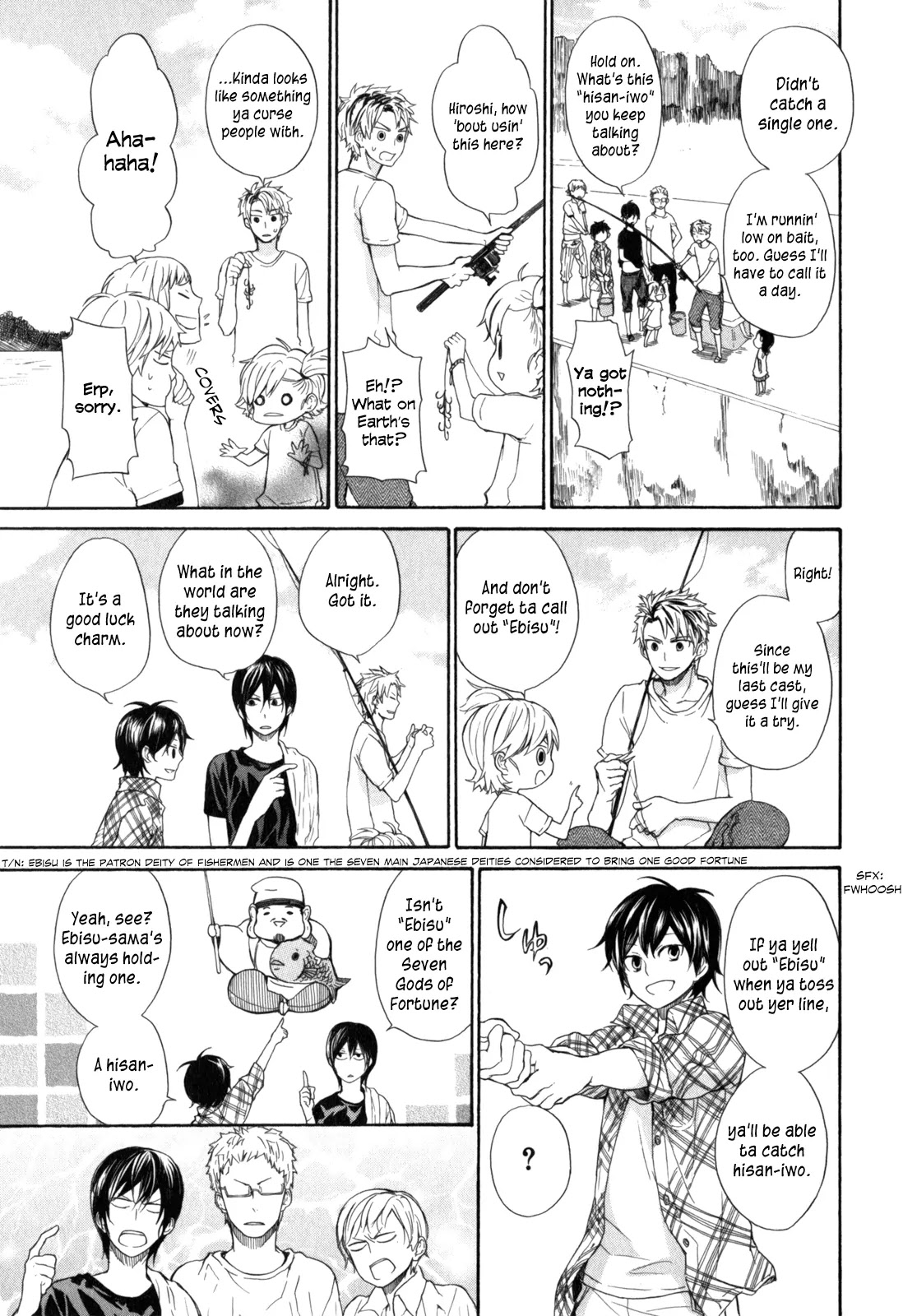 Barakamon Chapter 23 page 24 - Chapter 23: Hisan-iwo/High-grade Fish