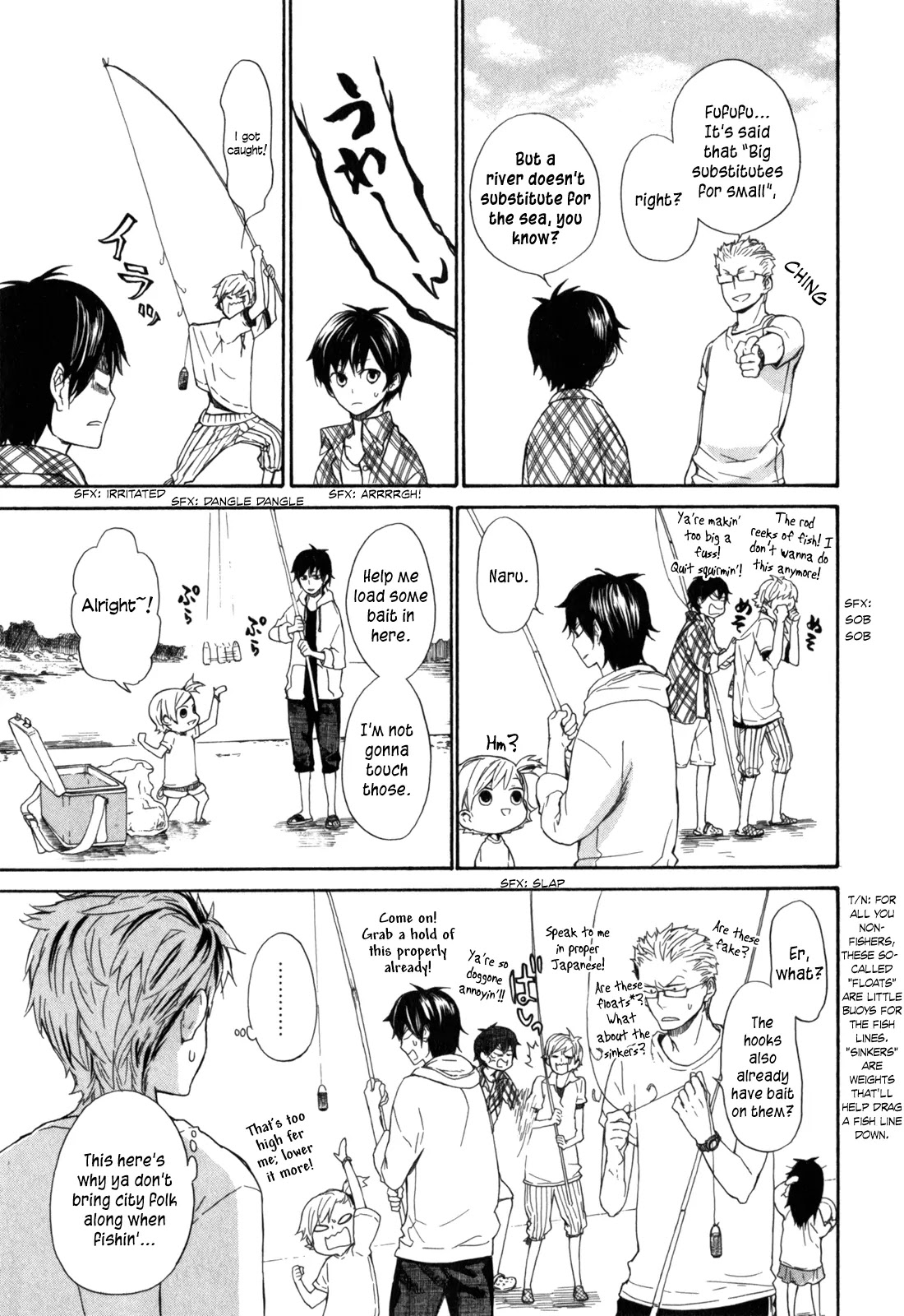 Barakamon Chapter 23 page 6 - Chapter 23: Hisan-iwo/High-grade Fish