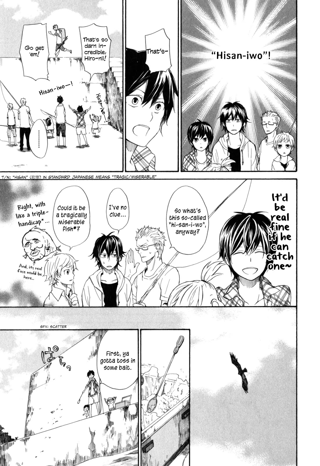 Barakamon Chapter 23 page 8 - Chapter 23: Hisan-iwo/High-grade Fish