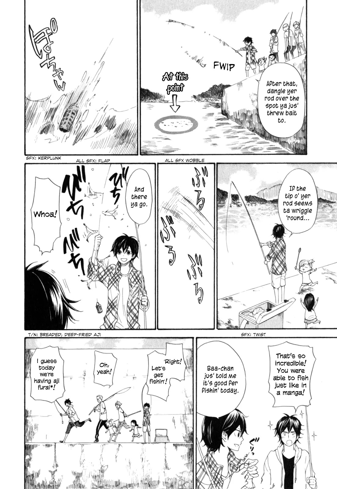 Barakamon Chapter 23 page 9 - Chapter 23: Hisan-iwo/High-grade Fish