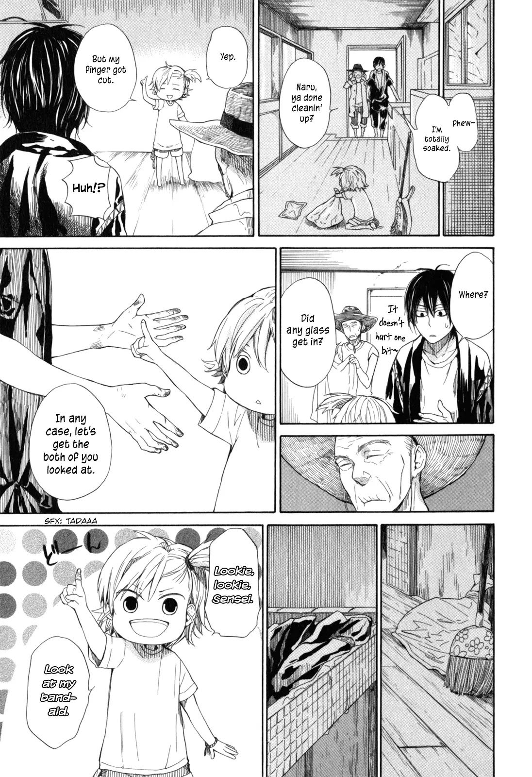 Barakamon Chapter 26 page 17 - Chapter 26: Okazen Kuzzo/Typhoon's Coming + Omake: Danpo 3rd/Pond