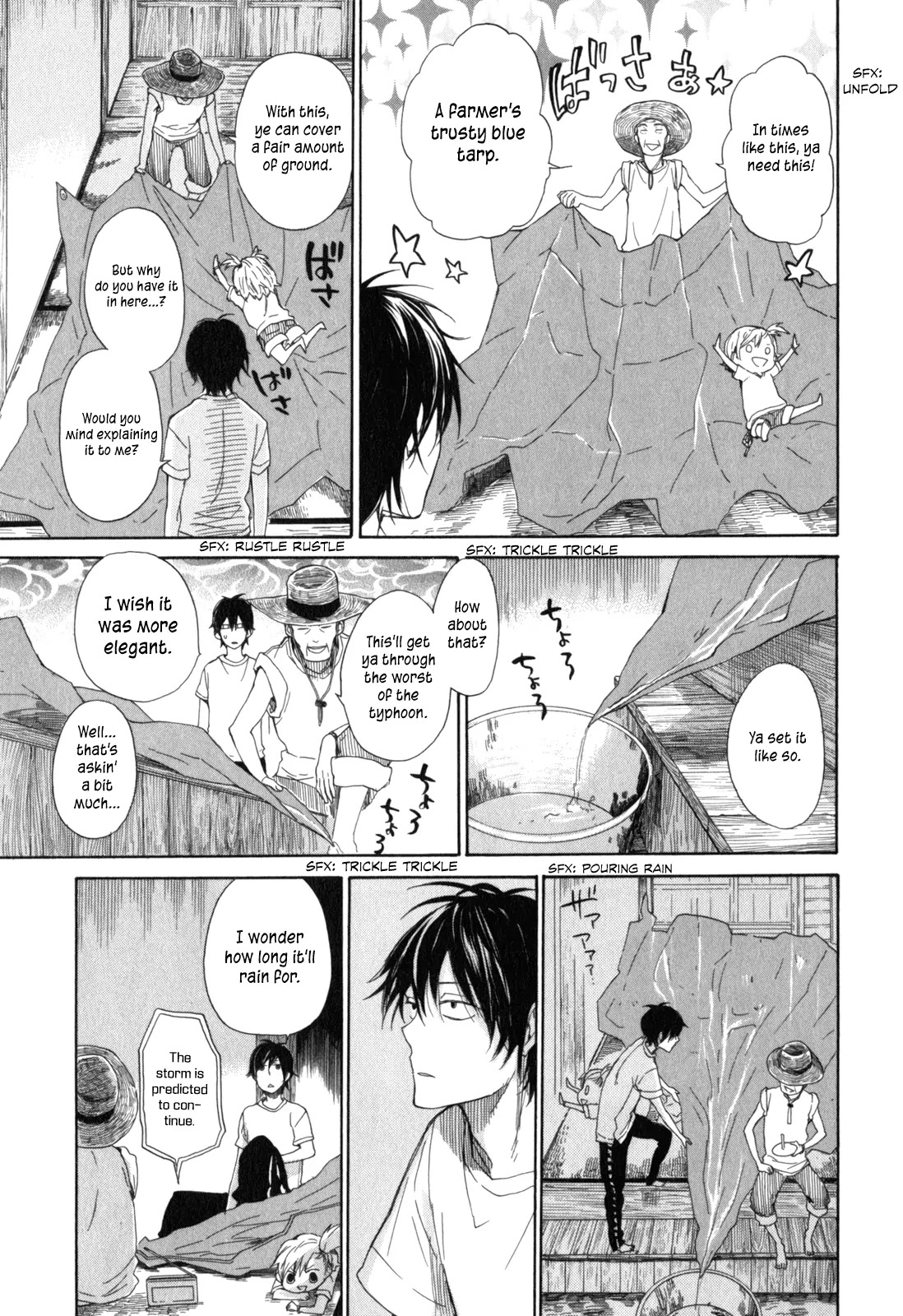 Barakamon Chapter 26 page 21 - Chapter 26: Okazen Kuzzo/Typhoon's Coming + Omake: Danpo 3rd/Pond