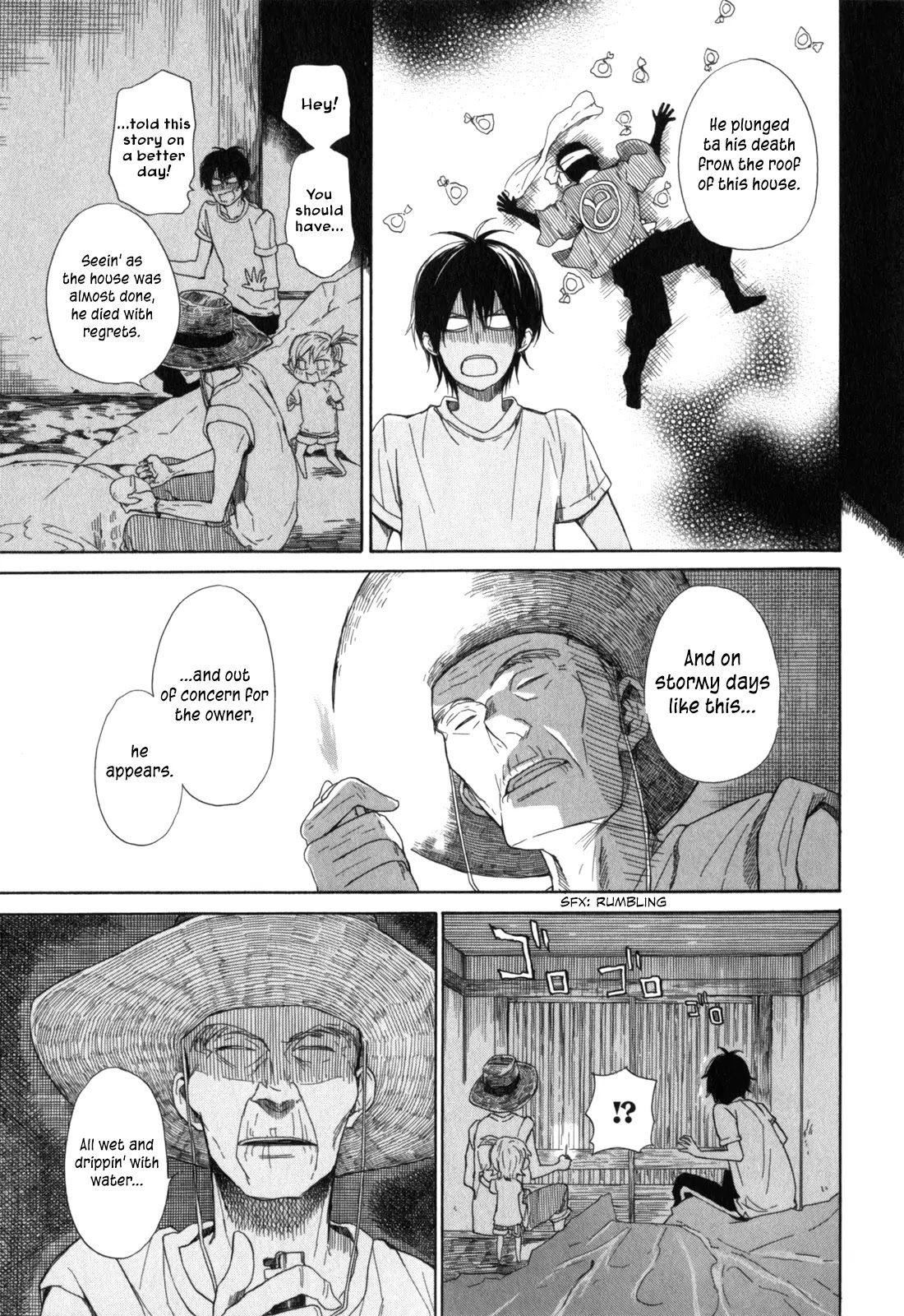 Barakamon Chapter 26 page 25 - Chapter 26: Okazen Kuzzo/Typhoon's Coming + Omake: Danpo 3rd/Pond