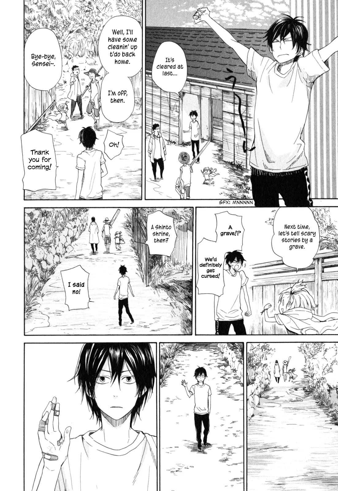 Barakamon Chapter 26 page 30 - Chapter 26: Okazen Kuzzo/Typhoon's Coming + Omake: Danpo 3rd/Pond