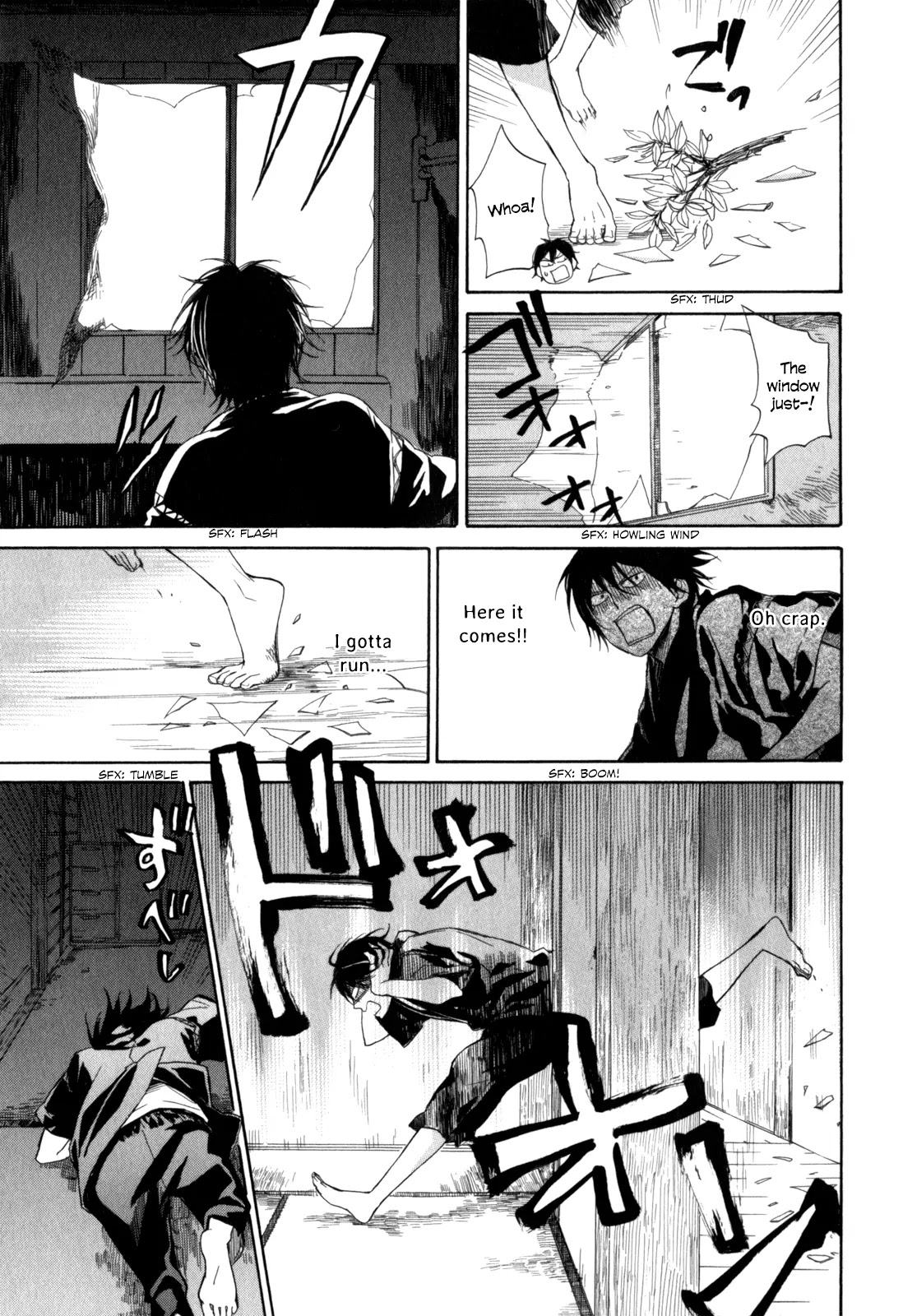 Barakamon Chapter 26 page 9 - Chapter 26: Okazen Kuzzo/Typhoon's Coming + Omake: Danpo 3rd/Pond