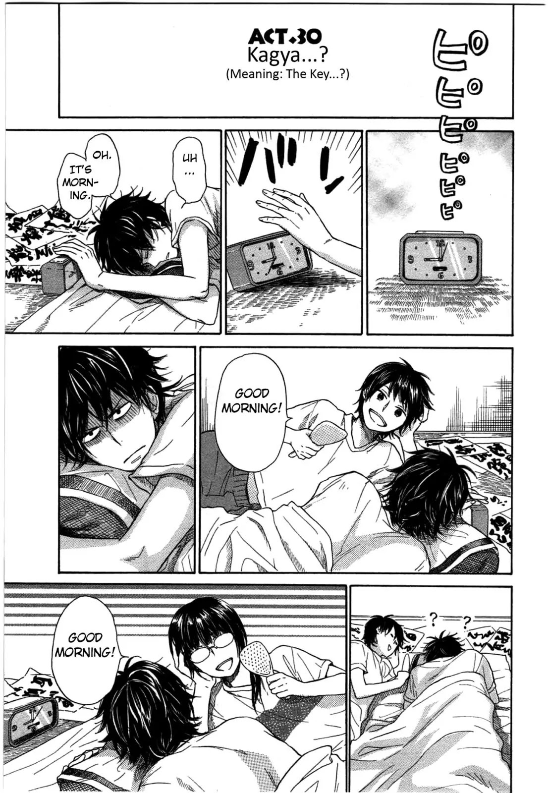 Barakamon Chapter 30 page 1 - Chapter 30: Kagya...?/The Key...?