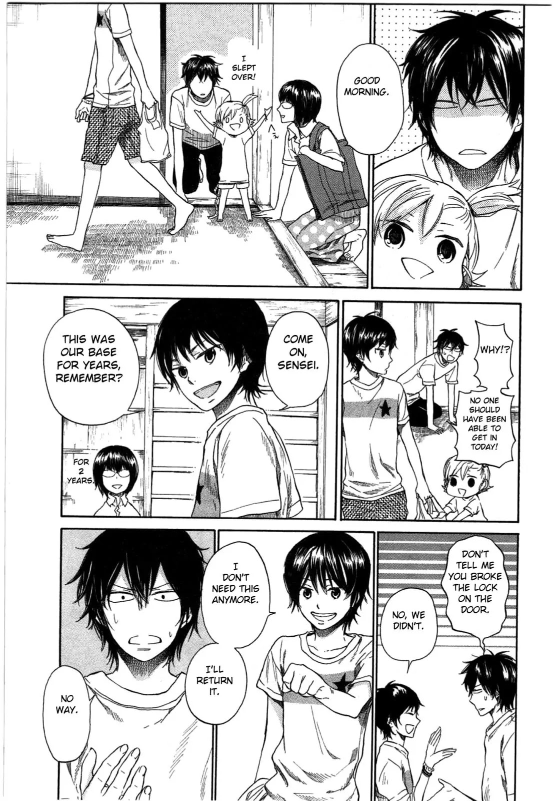 Barakamon Chapter 30 page 15 - Chapter 30: Kagya...?/The Key...?