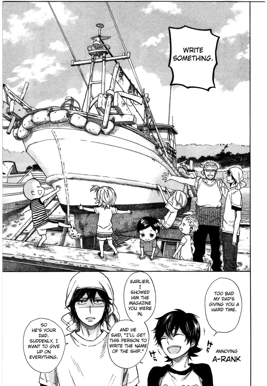 Barakamon Chapter 33 page 7 - Chapter 33: Menoha/Seaweed